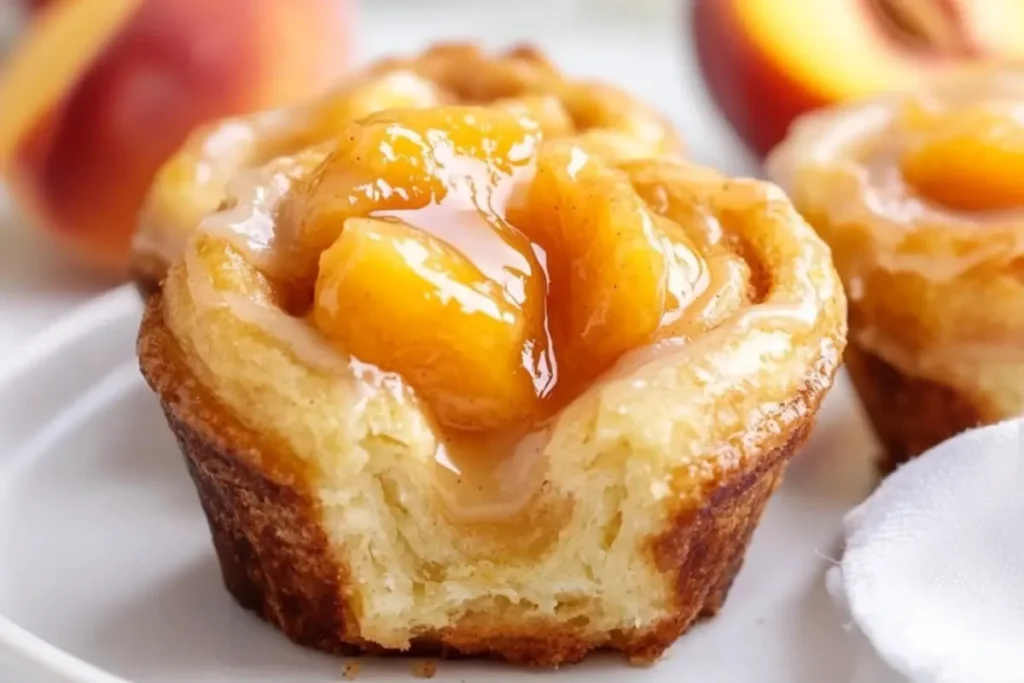Two-Ingredient Mini Peach Pies
