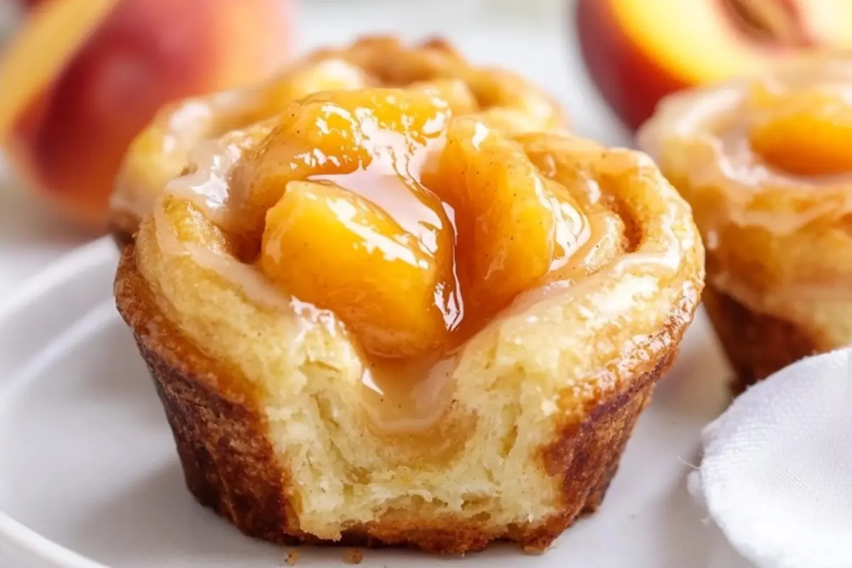 Two-Ingredient Mini Peach Pies