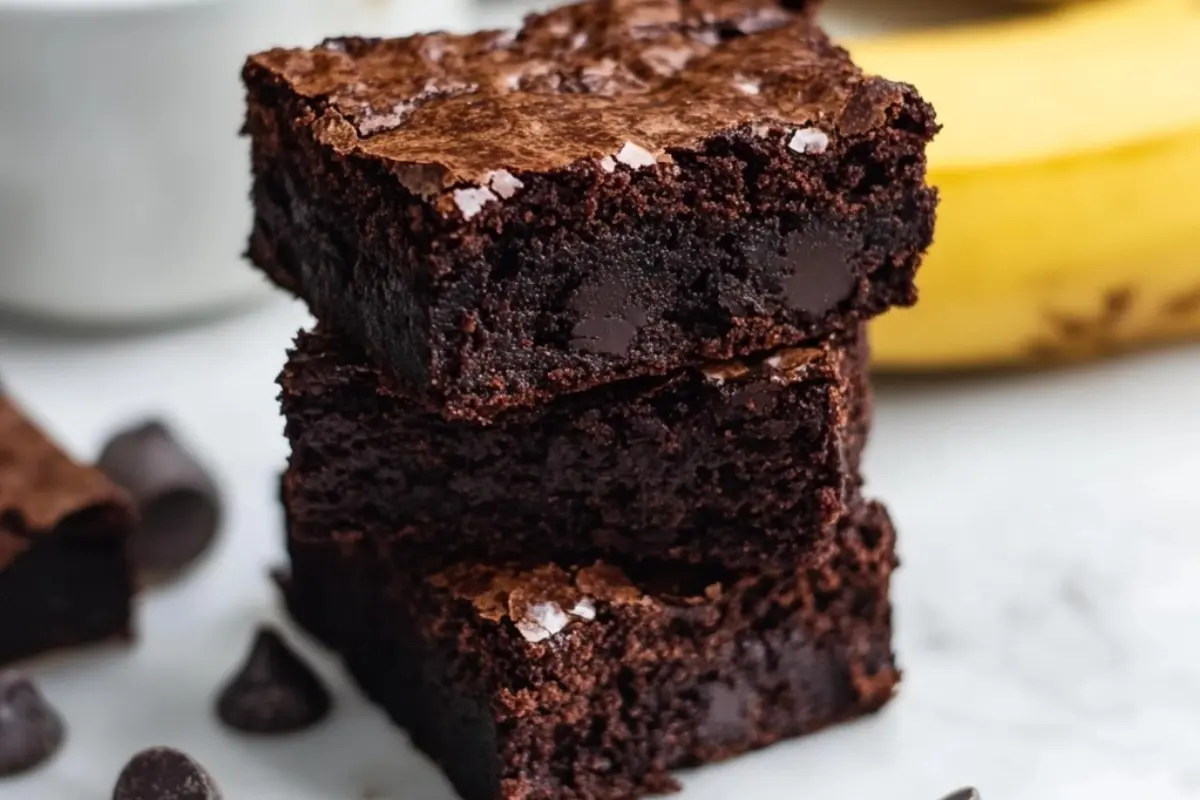 chocolate banana brownies