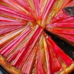 gluten free rhubarb upside down cake