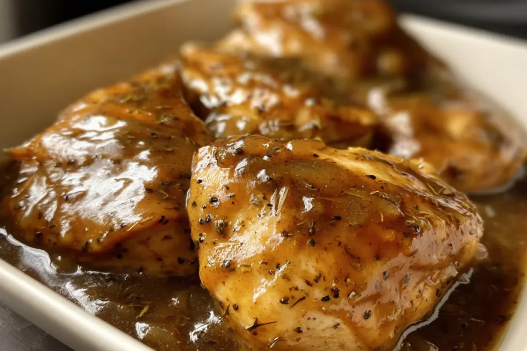 3-Ingredient Brown Sugar Italian Chicken