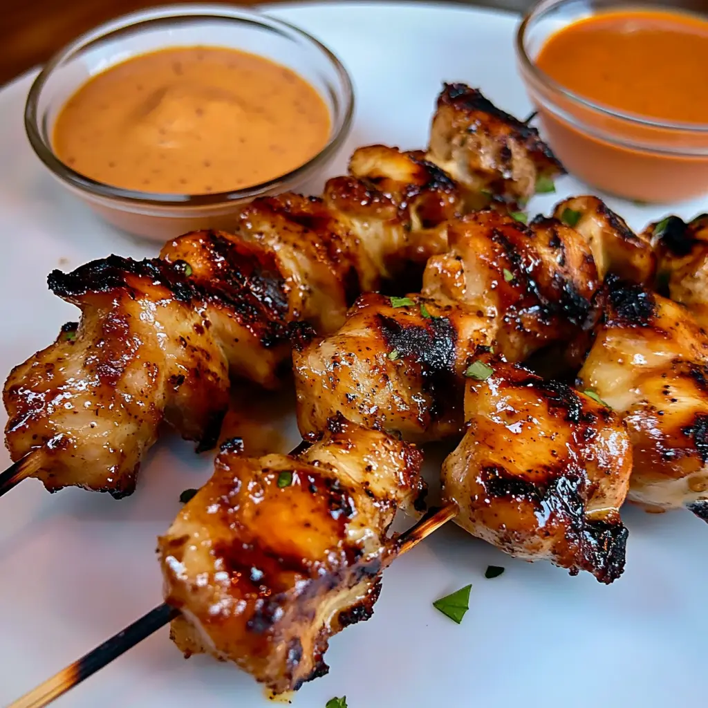 Air Fryer Bang Bang Chicken Skewers Recipe