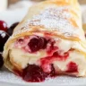 Air Fryer Cherry Cheesecake Chimichangas