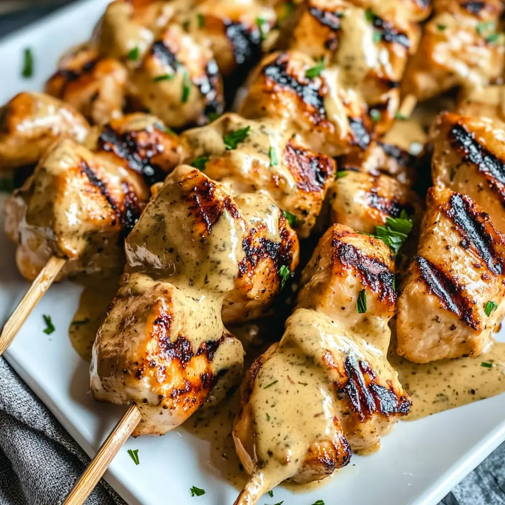 Bang Bang Chicken Skewers Recipe