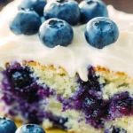 Blueberry Zucchini Cake with Lemon Buttercream