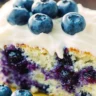 Blueberry Zucchini Cake with Lemon Buttercream