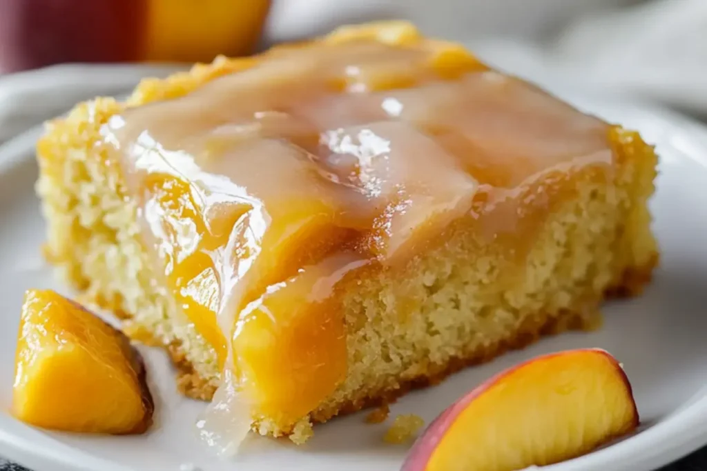 Brown Sugar Peach Cake