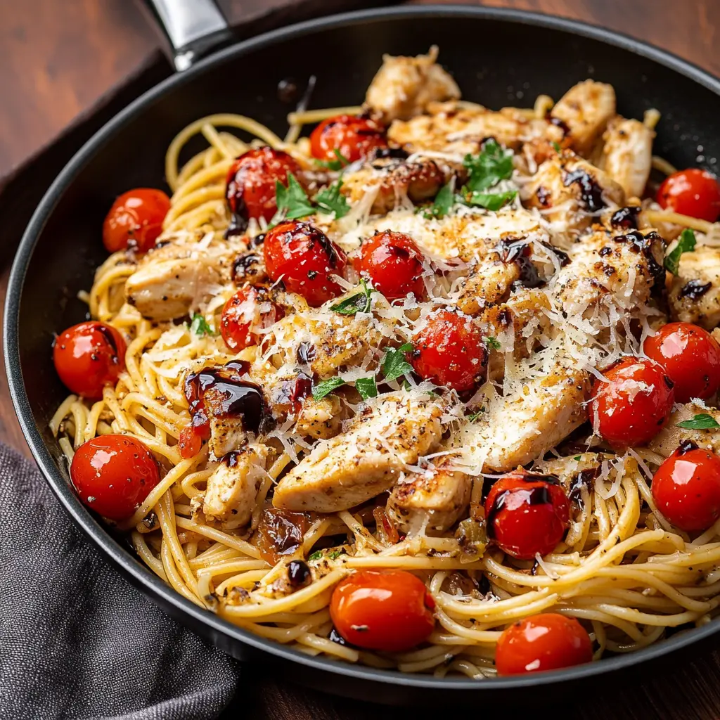 Bruschetta Chicken Pasta Recipe