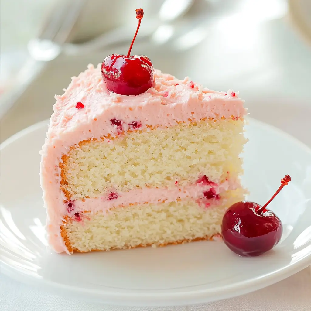 Cherry Almond Cake Recipe