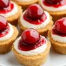 Cherry Cheesecake Cookie Cups