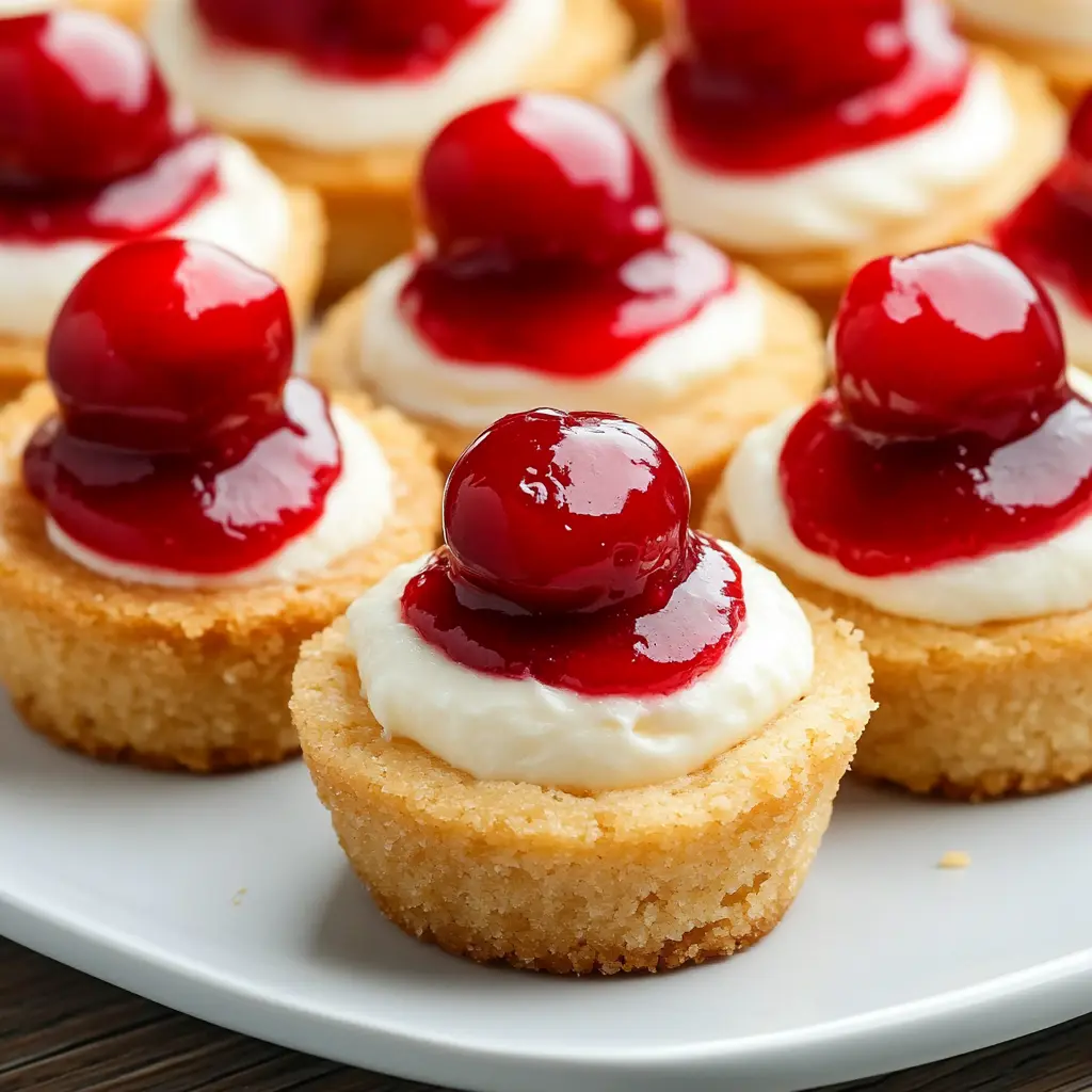 Cherry Cheesecake Cookie Cups Recipe