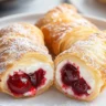 Cherry Cheesecake Egg Rolls