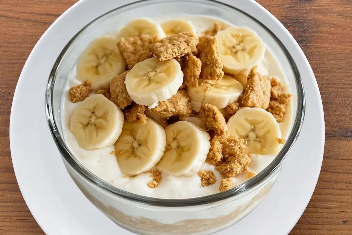 Cottage Cheese Banana Pudding