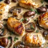 Creamy Chicken with Mushrooms and Dijon Sauce
