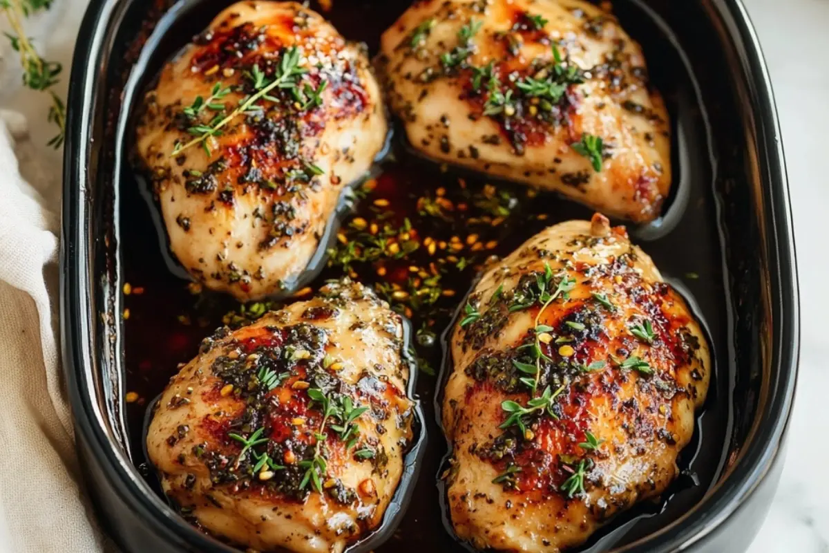 Crockpot Honey Garlic Chicken