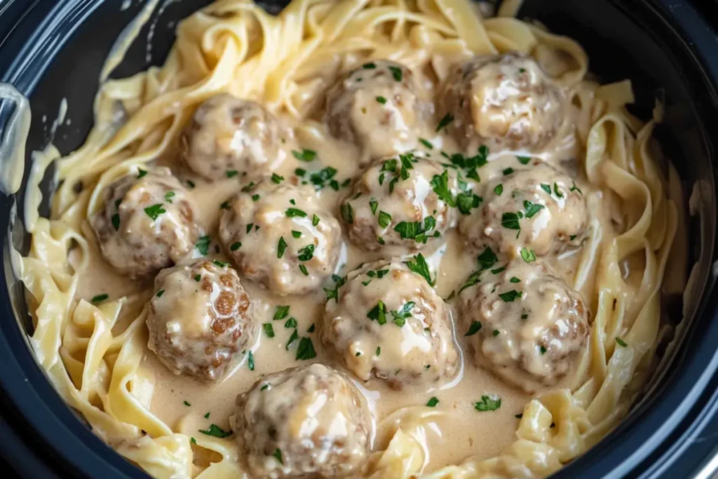 Crockpot Swedish Meatballs