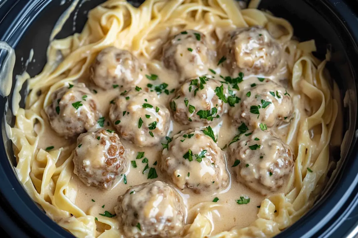 Crockpot Swedish Meatballs