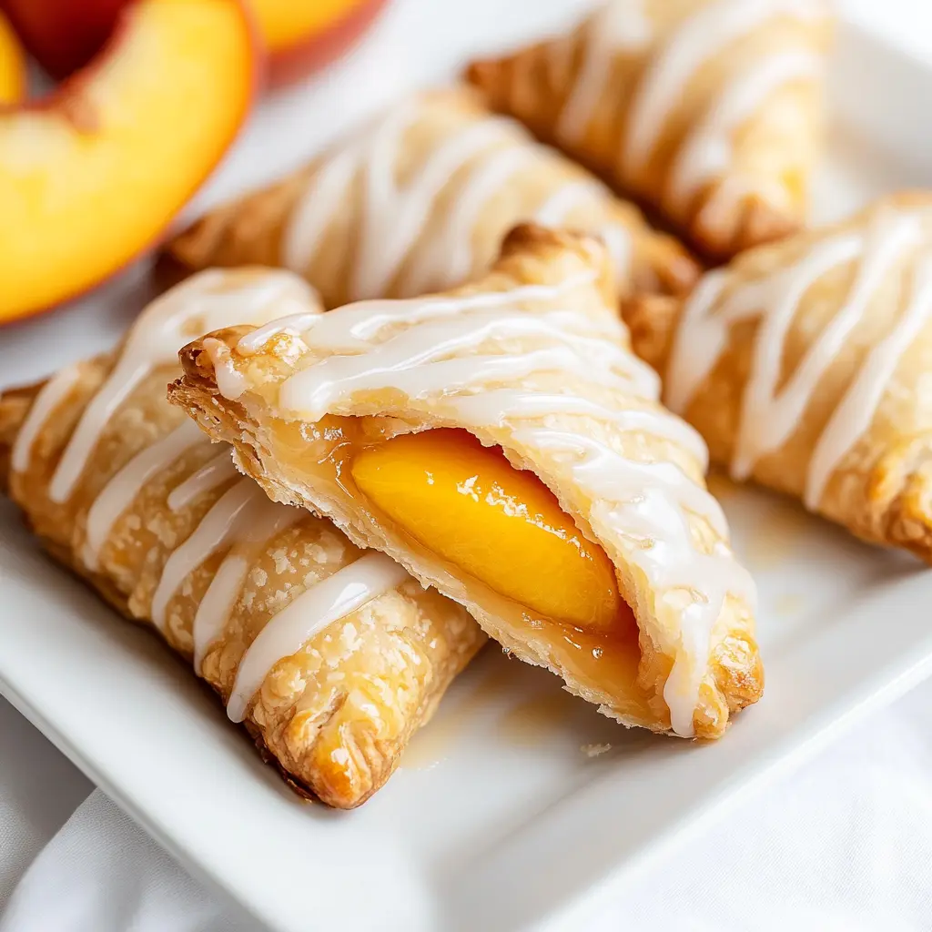 Fried peach hand pie