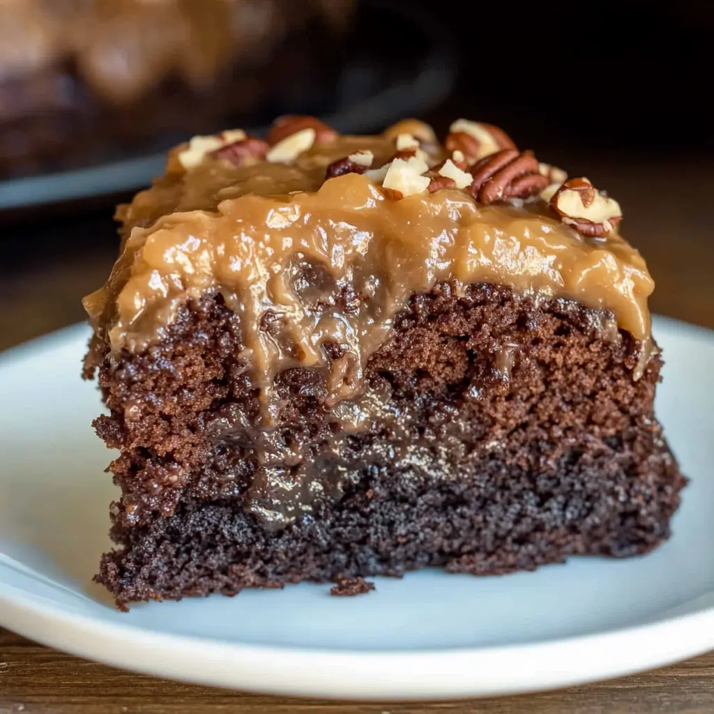 German Chocolate Poke Cake Recipe