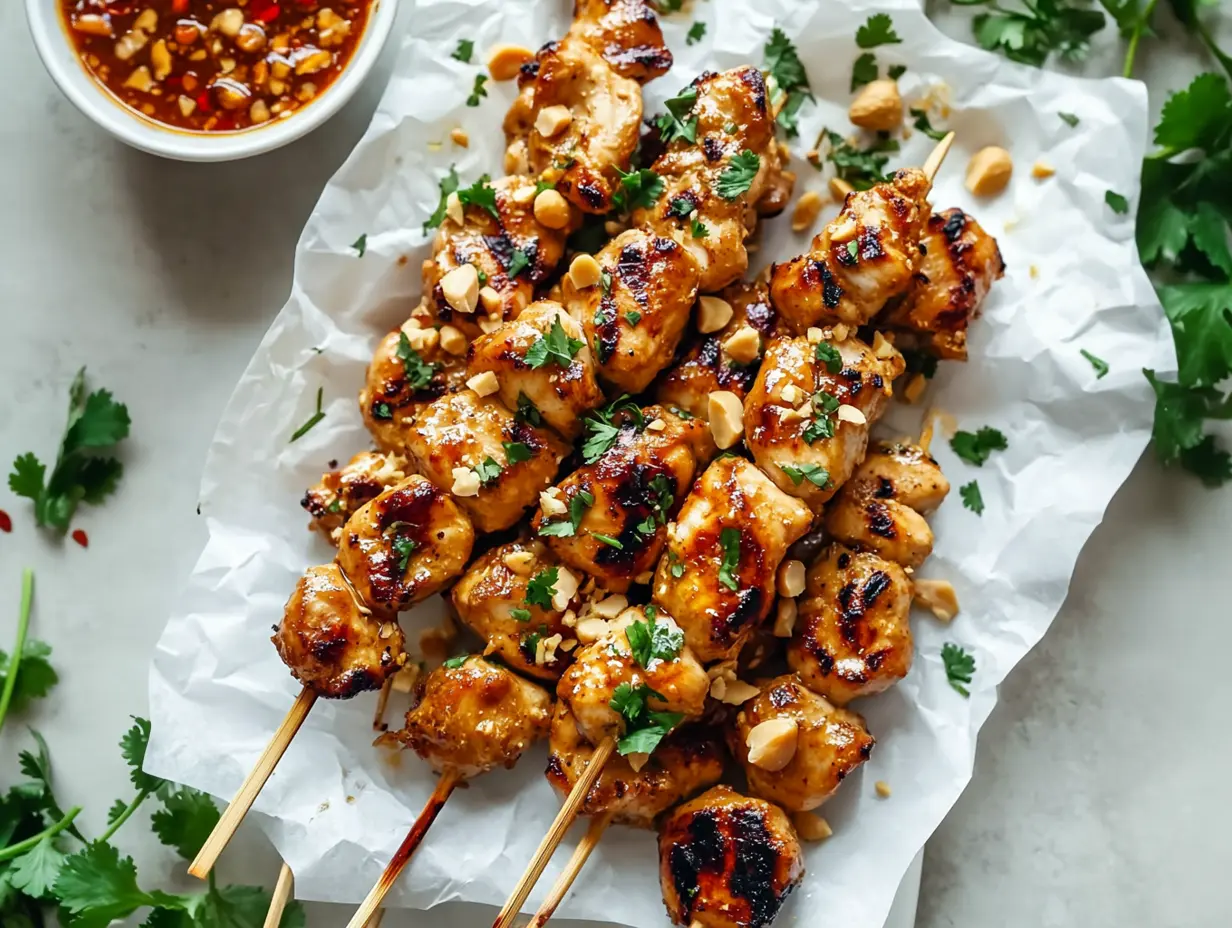 Grilled Asian Chicken Skewers
