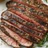 Grilled Balsamic and Soy Marinated Flank Steak