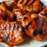 Grilled Honey Buffalo Chicken Thighs