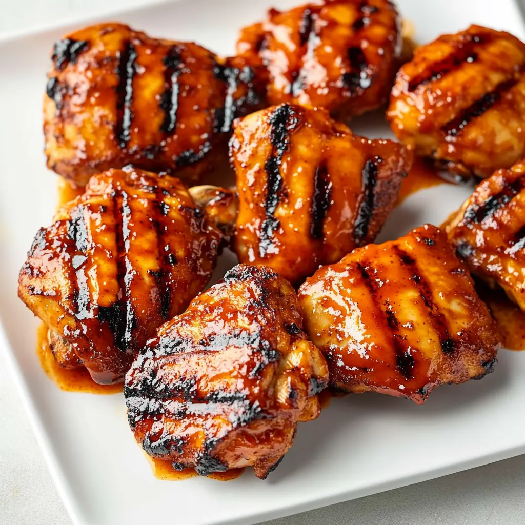 Grilled Honey Buffalo Chicken Thighs Recipe