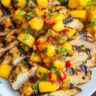 Grilled Mango Pineapple Chicken