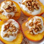 Grilled Peaches with Coconut Cream