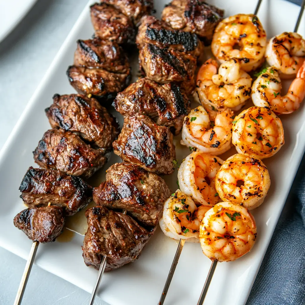 Grilled Surf and Turf Skewers Recipe