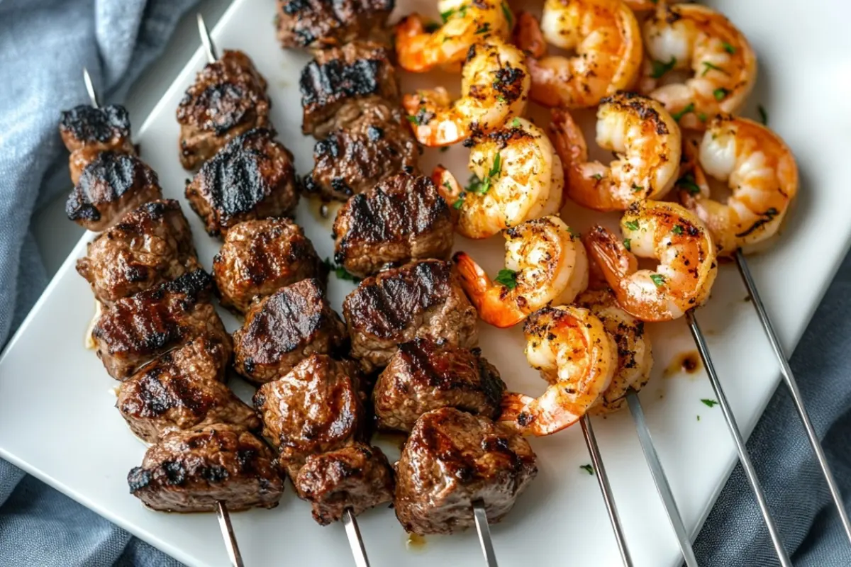 Grilled Surf and Turf Skewers