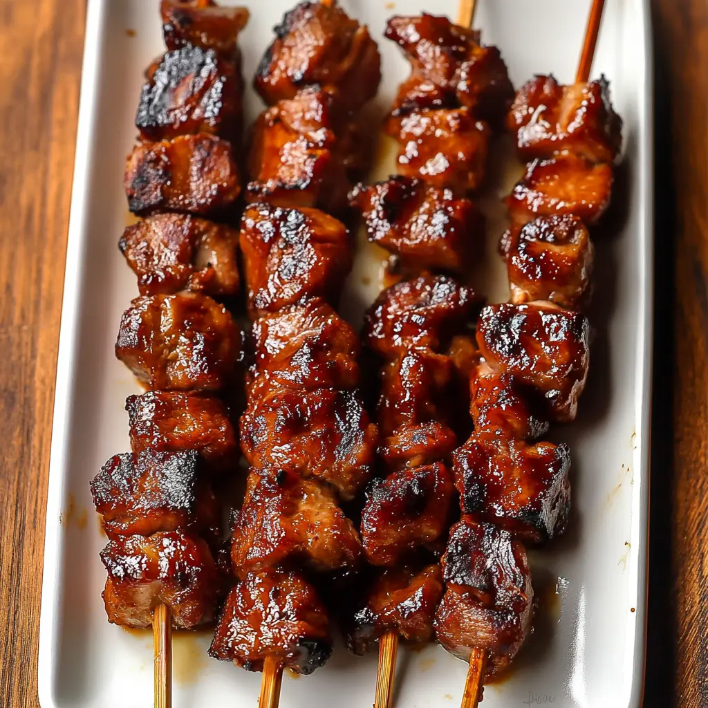 Grilled Thai Coconut Chicken Skewers Recipe