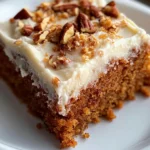 Honey Bun Carrot Cake recipe with Cinnamon Cream Cheese Frosting