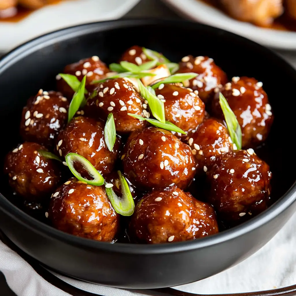 Honey Garlic Meatballs Recipe