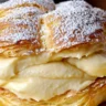 Italian Cream Puffs with Custard Filling