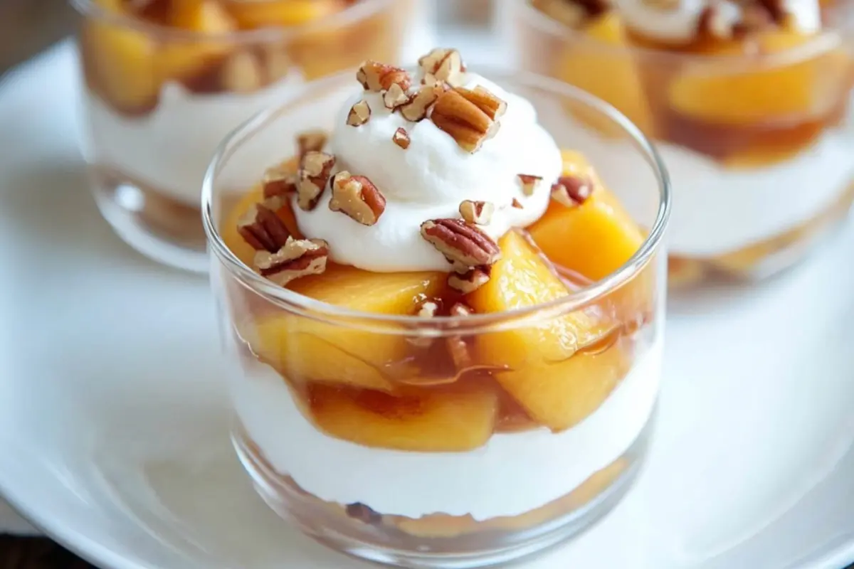 Keto Peach Cheesecake