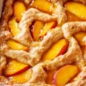 Lazy peach cobbler