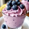 Lemon and Blueberry Keto Cheesecake Fluff