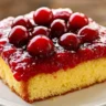Lemon cherry cheesecake