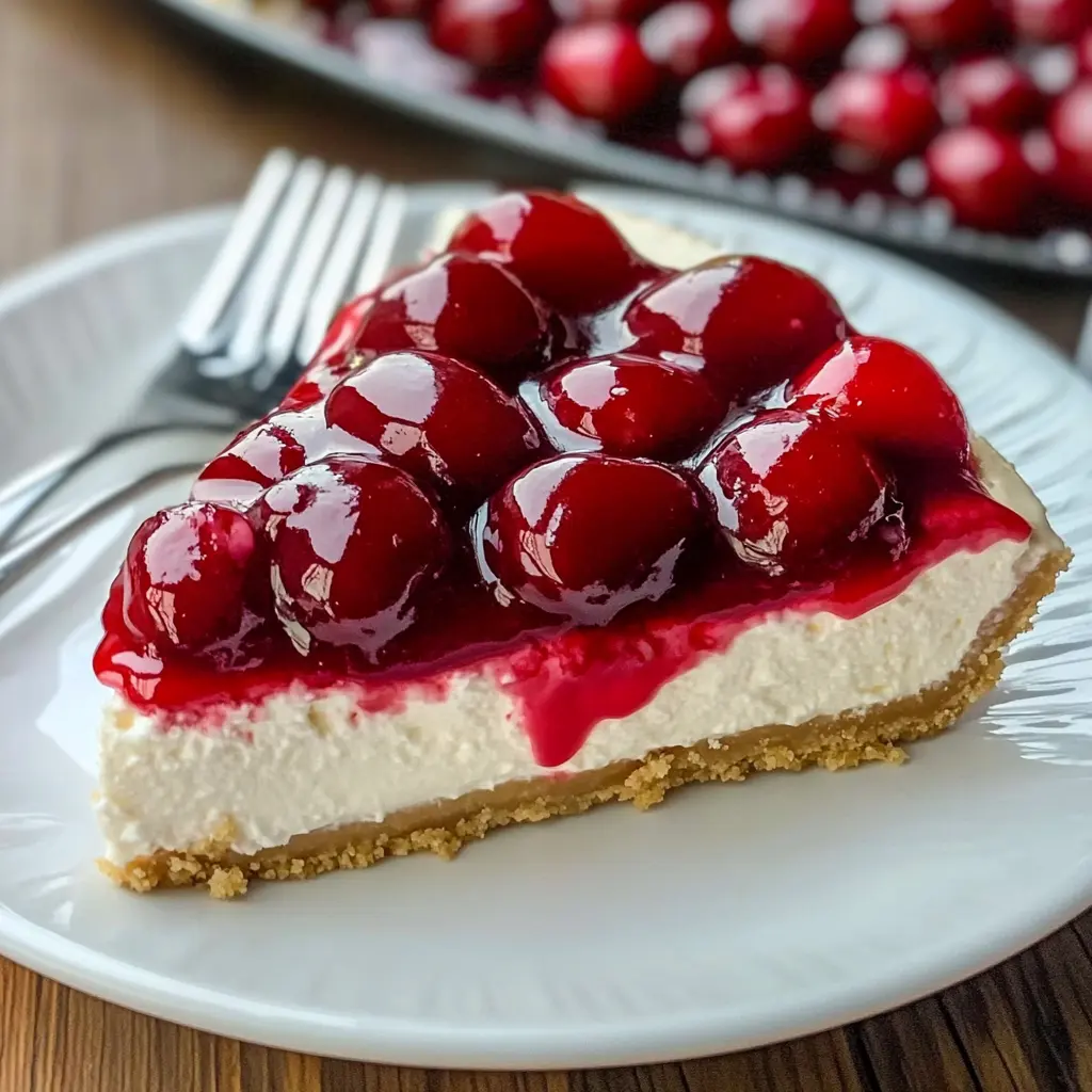 No-Bake Cherry Cheesecake Recipe