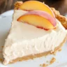 No-Bake Peach Cheesecake