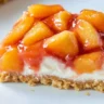 No Bake Peach Cheesecake Bars