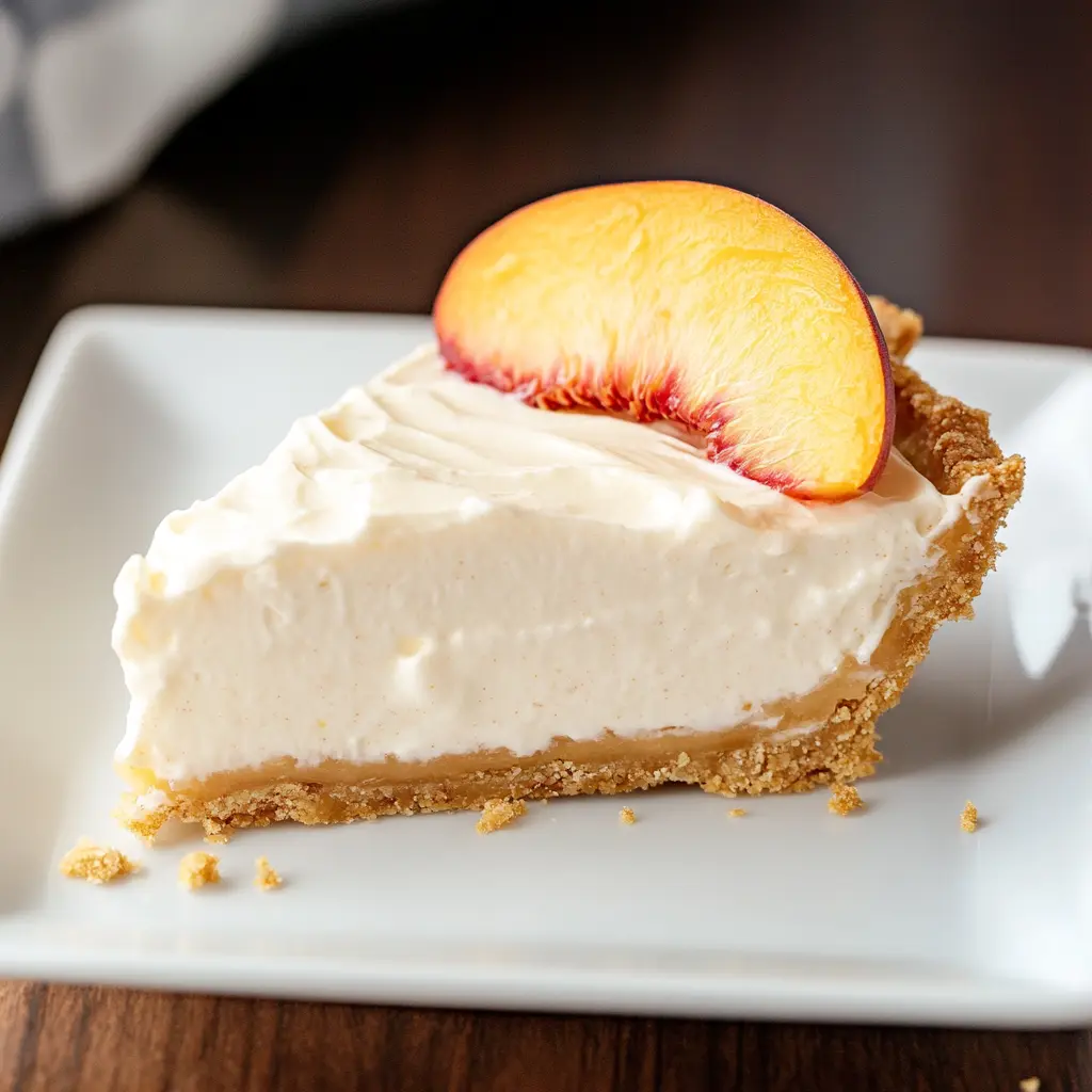 No-Bake Peach Cheesecake Recipe