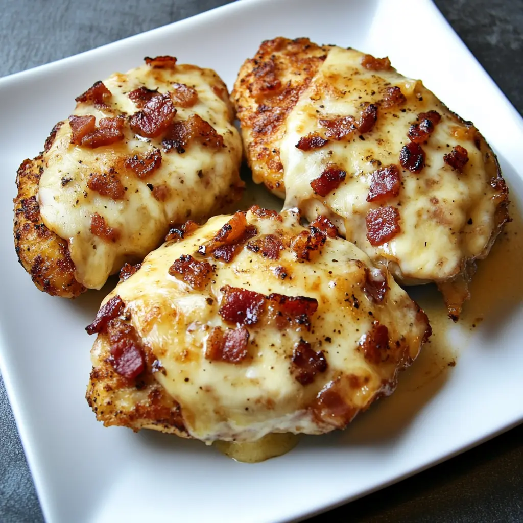 Parmesan Crusted Chicken with Bacon Recipe