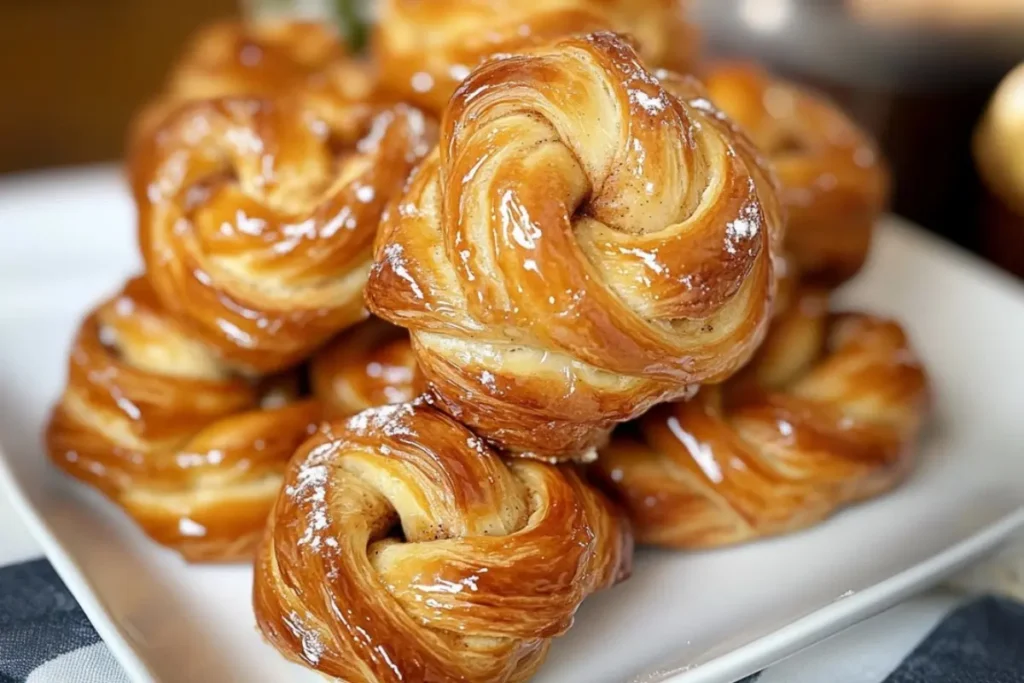Peach Pie Cruffins