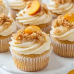 Peach Pie Cupcakes