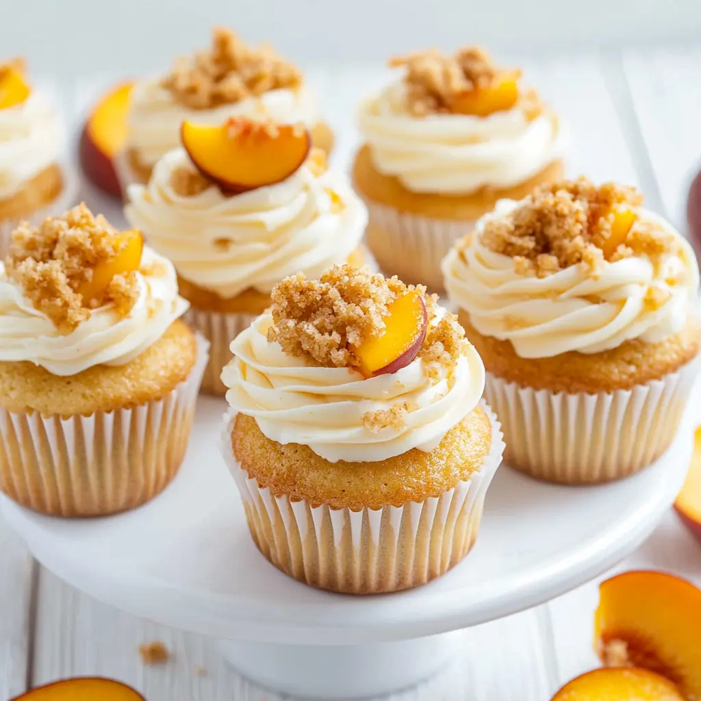 Peach Pie Cupcakes Recipe