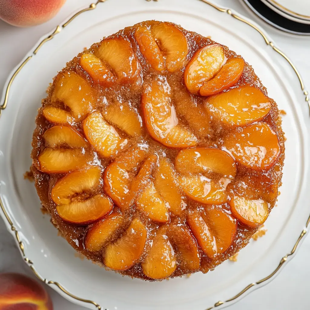 Peach Upside Down Cake Recipe
