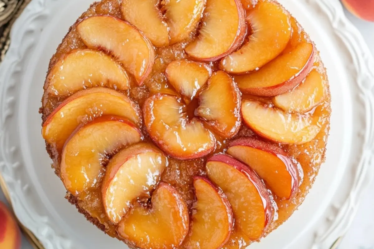 Peach Upside Down Cake