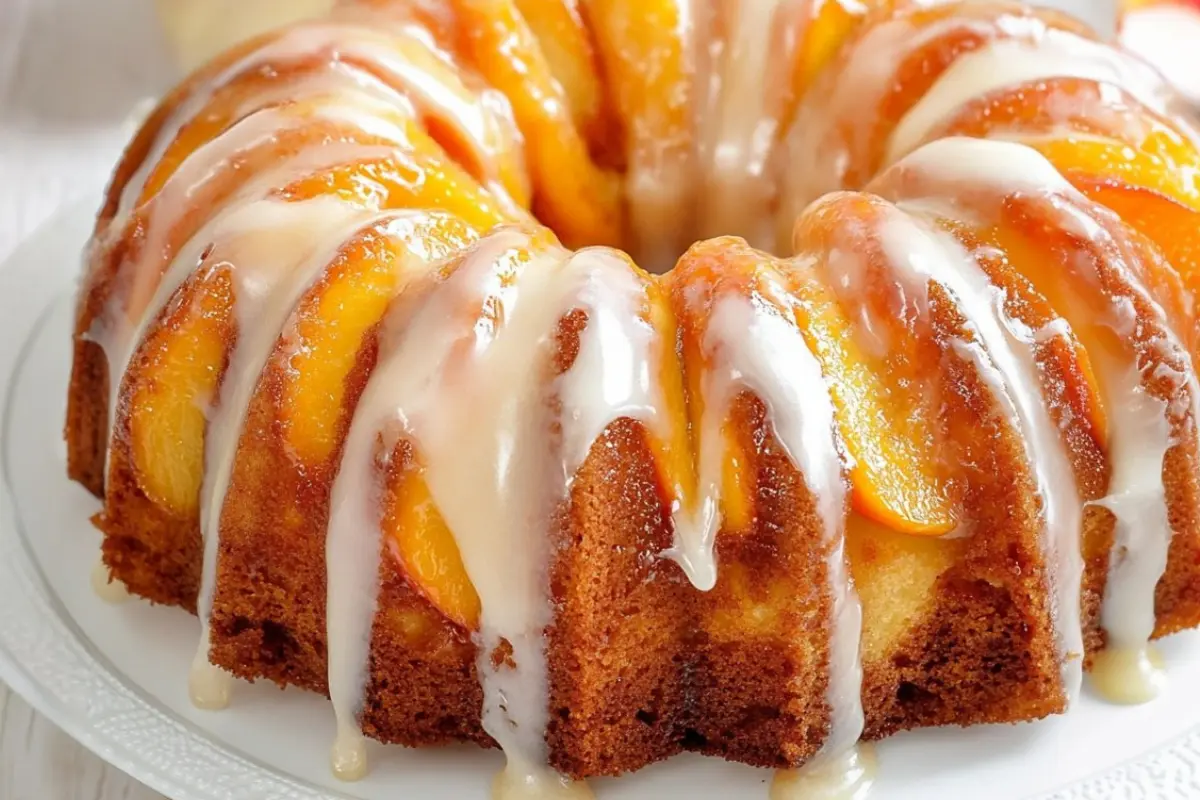 Peach cobbler pound cake recipe